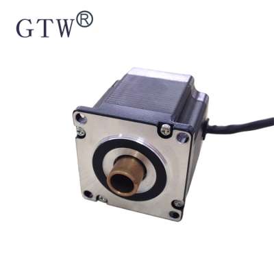 6mm 2 phase high torque good price nema 23 hollow shaft stepper motor,nema 23 stepper motor