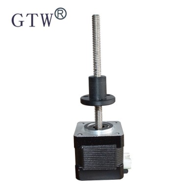 Super quality external type nema 14 lead screw stepper motor